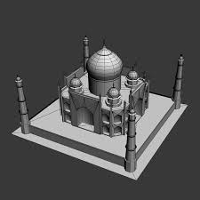 Taj Mahal 3d Max Taj Mahal Max 3d Model