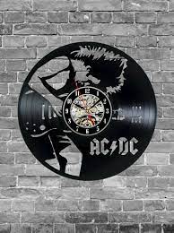 ACDC clock, Rock Band Fan Clock,Rock Music Clock, Unique Wall Clock Wall  Decor