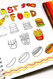60 amazing doodle how to s for your bullet journal my. 25 Best Step By Step Food Doodles For Your Bujo Crazy Laura