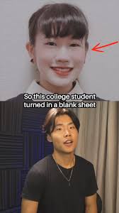 the most clever essay i've ever seen 😅 #truestory #japan #college #clever