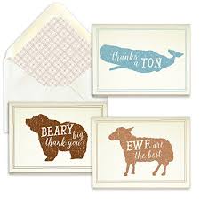 Animal Pun Thank You Cards Punny Gifts Simple Cards Thank You Cards
