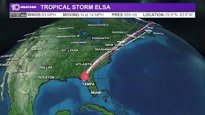 Below are links to the hurricane tracking charts used at the national hurricane center. Tropical Storm Elsa Spaghetti Models Hurricane Watch Track Wtsp Com