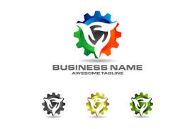 Download Modern Gear And Hand Technology Vector Logo Graphic By Hartgraphic Creative Fabrica SVG Cut Files