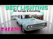 Best Lighting for Detail Shop and Garage for Cheap! | Lights for ...