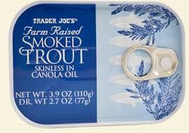 Trader Joe S Smoked Trout Used To Be Really Good No I Mean Rrreeeaally Good With Their Rye Mini Toasts But They Discontinu Smoked Trout Trader Joes Trout