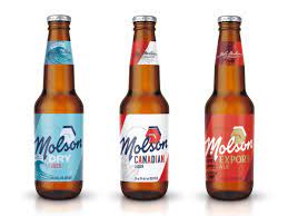 It has various brands which comprise of gosling's ginger beer, the jamaican which originated from canada and rocky's ginger beer which is produced in america. Brandopus Redesigns Canadian Stalwart Molson Canadian Beer Spirits Packaging Design Beer Brands