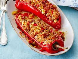 Filled Pointed Pepper Stuffed Peppers Unique Pizza Recipes Pizza Recipes Easy