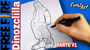Como dibujar a dj miguel de free fire paso a paso, dibujos de free fire, imagenes faciles para colorear kawaii chibi anime de free fire es el tema de nuestr. Como Dibujar A Dinozclilla De Free Fire Parte 1 Dibujos De Free Fire How To Draw Dino Jeans Youtube