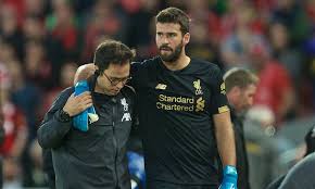 The reds were robbed of glory by two calamitous errors from loris karius. Alisson Becker Injury Update Liverpool Fc