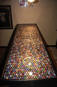 Epoxy Resin Tabletop Epoxy Resin Coating Epoxy Table Top Table Top Beer Cap Table