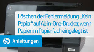 Hp officejet 4315 treiber download win10 : Loschen Der Fehlermeldung Kein Papier Auf All In One Drucker Wenn Papier Im Papierfach Eingelegt Youtube