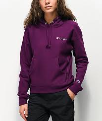 Champion Script Reverse Weave Venetian Purple Hoodie Zumiez Champion Hoodie Women Purple Hoodie Hoodies