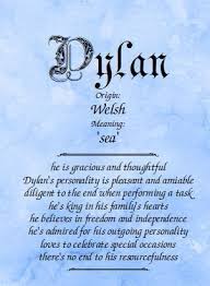 Meaning Of The Name Dylan Names With Meaning Biblical Names Names