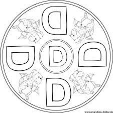 Hier finden sie artikel mit herstellung in deutschland, schrauben, muttern, lagertechnik, unterlegscheiben, rundmaterial, vierkantstab und sechskantprofil Mandala Buchstabe D Gratis Ausmalbild