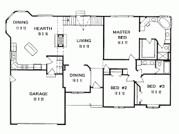 Heated space with 2 bathrooms, a living room, fireplace, kitchen and attached carport. Bedroom House Floor Plans Kenya Beautiful Popular House Plans 105056