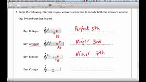 B music theory lesson 3 (intervals, consonance vs. Abrsm Music Theory Grade 3 Question 5 Practice Intervals Youtube