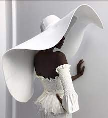There Were Massive Hats A Flurry Of Fringe Embroidery To The Nines Sheer Panels And More Unique Looks For New York Interna Wedding Hats Hat Fashion Fashion
