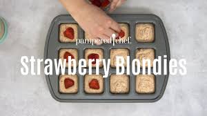 I even used the pampered chef recipe that came with the springform pan. Strawberry Blondies Pampered Chef Youtube