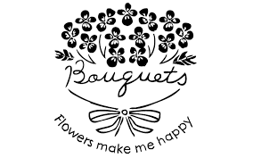 bouquets 前畑株式会社 レタリングデザイン 文字デザイン タイポグラフィーロゴ