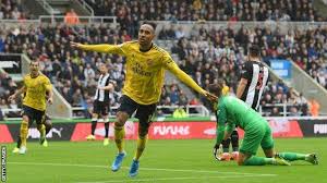 Arsenal to win or newcastle united to win + total under 4.5. Newcastle 0 1 Arsenal Pierre Emerick Aubameyang Strike Seals Win Bbc Sport