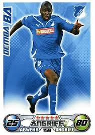 Demba ba (born 25 may 1985) is a professional footballer who plays as a striker for turkish club i̇stanbul başakşehir and the senegal national team. 159 Demba Ba Tsg 1899 Hoffenheim Topps Match Attax 2009 2010 Ebay