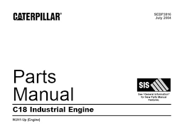 Choose from 14 listings to find the best priced caterpillar c18 engines by owners & dealers near you. Caterpillar Cat C18 Industrial Engine Parts Manual Wjh1 Up Service Manual Download