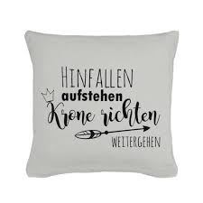 Das wandbild »hinfallen, aufstehen, krone richten« aus dem sortiment des kunstverlags posterlounge überzeugt aufgrund seiner ausgezeichneten qualität und dekorativen wirkung. Kissen Mit Spruch Hinfallen Aufstehen Krone Richten Weitergehen Inklusive Fullung K30 Wandtattoos Elfentur Tassen