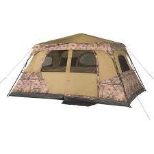Instant cabin tent (18) ozark trail twin airbed with built in pump (double high) 75 x 38 x 18/ 1.91m x 97cm x 46cm (135) ozark trail 25l (26qt) hard sided portable 12 volt electric travel cooler cooler, 31 can capacity. Ozark Trail 13 X 9 Instant Cabin Tent With Realtree Xtra Camo Sleeps 8 Buy Online In United Arab Emirates At Desertcart Ae Productid 36062916