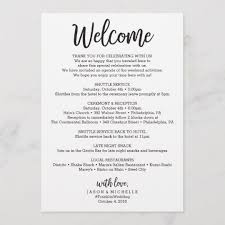 Wedding Itinerary Wedding Welcome Letter Program Zazzle Com Wedding Itinerary Welcome Letters Wedding Welcome Letters