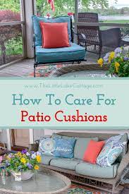 How To Refresh And Wash Outdoor Cushions Outdoor Cushions Patio Cushions Patio Decor