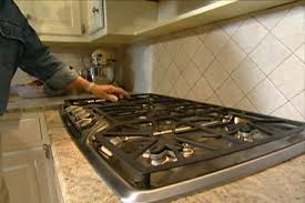 how to remove and install a gas cooktop