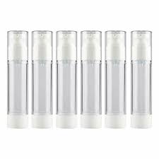 Download 1 7 Oz 50ml Clear Airless Cosmetic Cream Pump Bottle Travel Size Dispenser Refillable Containers Foundation Travel