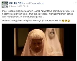 Beza jin syaitan iblis ustaz azhar idrus official free mp3 download. Terasa Akan Kehadiran Seseorang Di Belakang Solat Dengan Jin Adakah Ia Boleh Berlaku