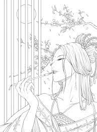 Pin By Thamires Bueno On Coloring Pages Beauty Drawings Coloring Books Anti Stress Coloring Book