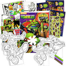 Teenage mutant ninja turtles ninja turtles cartoon teenage ninja desenhos hanna barbera ninja turtle party turtle birthday ninja turtle pizza comic book publishers comic book artists comic books casey jones lorde elias koteas peliculas audio latino online animes online comics kingdom. Buy Tmnt Teenage Mutant Ninja Turtles Coloring Activity Book Set With Stickers Play Pack Door Hanger And More Online In Qatar B00x1qfifw