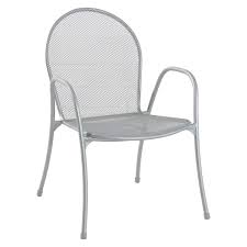 Threshold Carmack Metal Mesh Stack Patio Chair Silver Patio Chairs Metal Patio Furniture Stackable Chairs