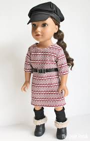 Either that or choose patterns with knit fabrics, which are much more forgiving on the variety of doll body shapes. American Girl Doll Basic Knit Dress Pattern And Tutorial The Craft Patch