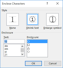 If the circle's center point is not given, it can be constructed using the method in constructing the center of a circle. Adding Circles Around Letters Or Numbers Microsoft Word