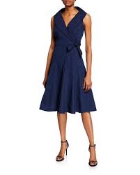 Finley Johanna Sleeveless Portrait Collar Side Tie Dress Dresses Tie Dress Daytime Dresses