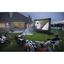 The final component of any driveway or backyard home theater is the sound; Openair Cinema H 12 Open Air Outdoor Home Projector Screen 12x7 Walmart Canada