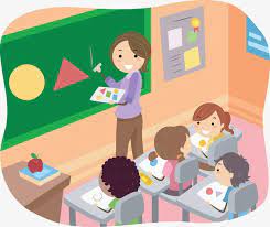 الطلاب يستمعون إلى محاضرات في الفصل learning shapes kids learning kindergarten free