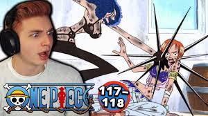 NAMI VS. MISS DOUBLEFINGER | One Piece REACTION Episode 117 + 118 - YouTube