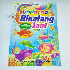 13 mewarnai pemandangan bawah laut untuk anak 2020 marimewarnai com. Jual Buku Mewarnai Binatang Laut Untuk Paud Tk Kecil Di Lapak Gaya Bookstore Bukalapak