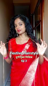 Stree 2 @shraddhakapoor Hairstyle ✨ , Festive Hairstyle ep 3 ✨ Durgapuja  Series ♥️ , Dori from @kalakruti_store , [ Braid hairstyle, long braid with  Dori, long hairstyles, paranda braid, stree 2 ...