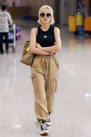 Soyeon Korean Street Fashion Airport Fashion Kpop Korean Airport Fashion
