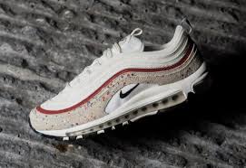 Superior Quality Nike Air Max 97 Paint Splatter Sail Amarillo University Red Black 312834 102 In Nikedropshi Sneakers Nike Air Max Nike Air Max 97 Nike Air Max