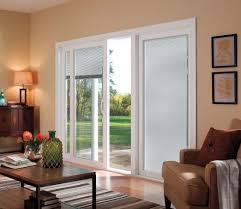 Pella 350 Series Sliding Patio Door Pella Com Blinds Or Shades Between T Sliding Glass Door Window Treatments Sliding Door Blinds Sliding Glass Door Blinds