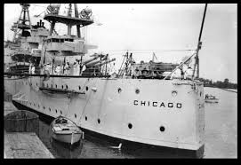 Uss Chicago At Brisbane March 1941 Photo From Collection Of State Library Queensland Navy Ships Uss Chicago Us Navy Ships