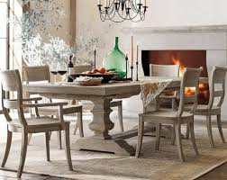 Pottery barn design, pottery barn farmhouse dining room. Pottery Barn Banks Extending Dining Table Gray Wash Stephanie Marie Blogs
