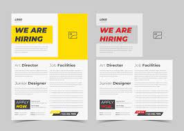 Notice how they lead off with extremely bold and seemingly offensive statements, only to reveal in fine print the true purpose for the ad. We Are Hiring Flyer Design We Are Hiring Poster Template Job Vacancy Leaflet Flyer Template Design 2629092 Vector Art At Vecteezy